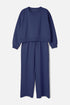The Blue Cropped Sweats Set